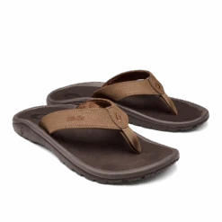 OluKai ‘Ohana - Tan / Dark Java -Island Sole Outlet Store 10110 3448 003 M Ohana TanDkj