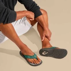 OluKai ‘Ohana - Star Pine / Sharkskin 10 OluKai ‘Ohana - Star Pine / Sharkskin -Island Sole Outlet Store 10110 9FGW 102 M OHANA StarPineSharkskin c3cd929b 6f81 41ce b924 48c49d9c81f0