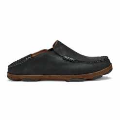 OluKai Moloā - Black / Toffee -Island Sole Outlet Store 10128 4033 002 M Moloa Black