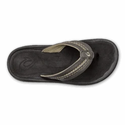 OluKai Hokua - Kona / Onyx -Island Sole Outlet Store 10161 28OX 004 M Hokua KonaOnyx