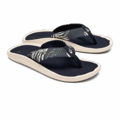 OluKai Ulele - Trench Blue / Aloha 9 OluKai Ulele - Trench Blue / Aloha -Island Sole Outlet Store 10435 DEHA 003 M Ulele TrenchBlueAloha 1