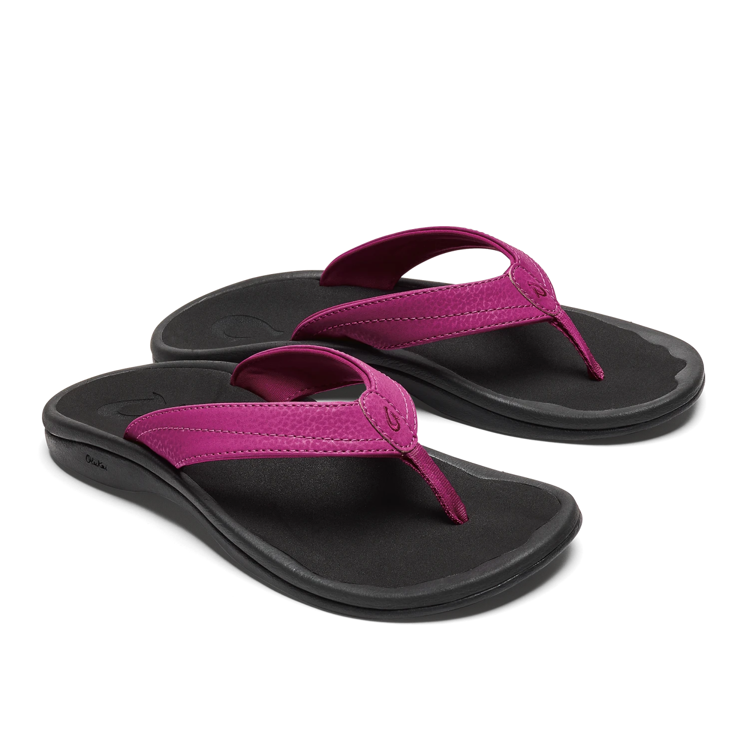 OluKai ‘Ohana - Orchid Flower / Black 4 OluKai ‘Ohana - Orchid Flower / Black - Image 4