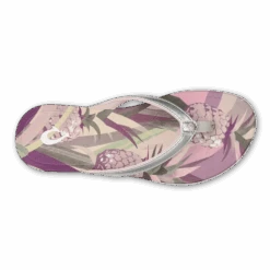 OluKai Ho‘ōpio Hau - Silver / Pineapple -Island Sole Outlet Store 20437 2KPZ 004 W HoopioHau SilPineapple