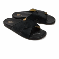 OluKai Kīpe‘a ‘Oho - Black -Island Sole Outlet Store 20501 4040 003 W Kipea Oho Black