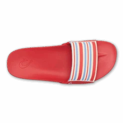 OluKai Kīpuni - Lehua Flower / Stripe -Island Sole Outlet Store 20508 LFZP 004 W Kipuni Lehua Flower Stripe