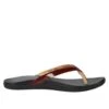 OluKai Ho'opio Leather In Red Sandals