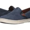 OluKai Pehuea Leather (trench Blue Honu/trench Blue)